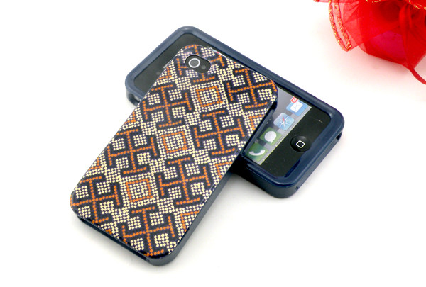 Geometric 3 in 1 Iphone 5 Hard Shell Case With Diamonds