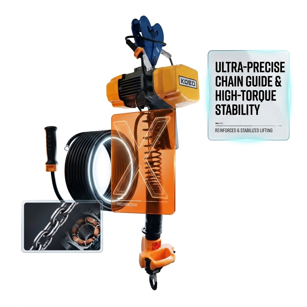 Variable Frequency Drive Servo Hoist IP55 Electric Hoist 2000kg 380V Precision Positioning