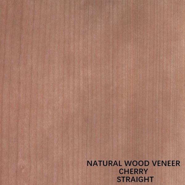 Door Skin American Natural Cherry Wood Veneer Quarter Cut Straight Grain