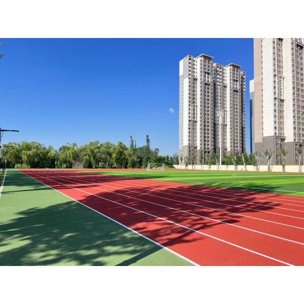 Weather Resistance EPDM Rubber Running Track Sports Floor 13mm Thickness