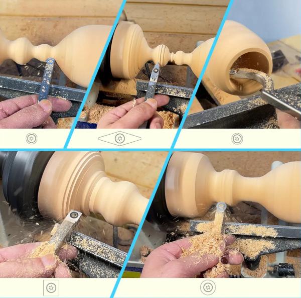 11x11x2-30° Sharpen Carbide Wood Lathe Tools With Sharp Cutter