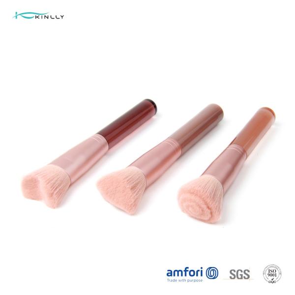 Escova acrílica de Kabuki da composição do saco BSCI de Opp do punho