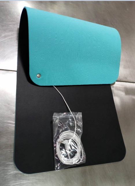 40*60cm Conductive Desk Foot Mat Grounding Earthing Anti-Slip Wellness Mats for Pain Relief Energy Sleep Inflammation Safety Kit