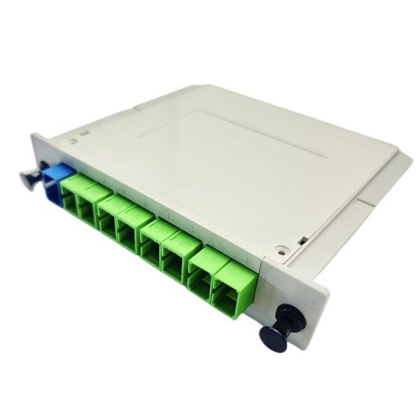1x4 1x8 1x16 1x32 SC APC UPC Plug-in Fiber Optic Splitter PLC Splitter with Connector