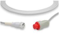 Le datex Ohmeda Ibp de GE câblent le câble 3M de 10 Pin Connector Grey HP Ibp