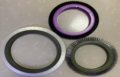 A matéria têxtil de alumínio Stenter do corpo da cerda de nylon escova