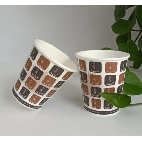 Professional of Paper Cup and Plastic Cover Customized Order for Disposable Houseware