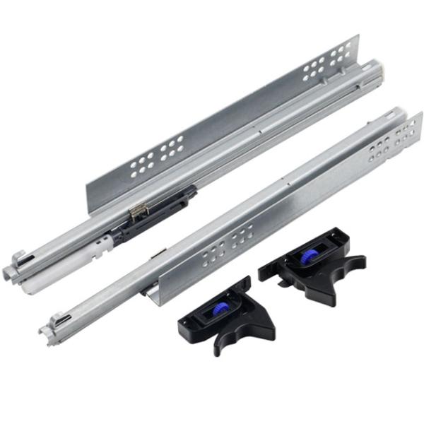 Modern Style V6 Undermount Drawer Slides Soft Close Loading Capacity 30kg for Kitchen