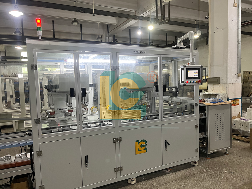 LC-PM6-150TAC 6-Color Closed Ink Cup Pad Printing Machine with Automatic Conveyor  High-Speed Industrial Printing Equipment