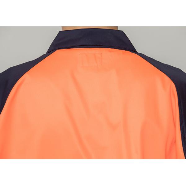 Double Stitching Safety Work Clothes High Visable Orange Jacket Bib Pants Suit