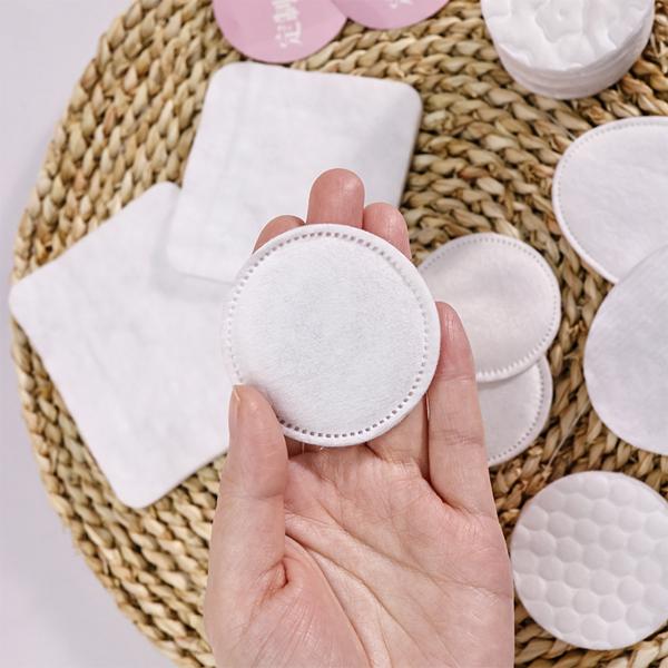 300 pièces/boîte de tampons de coton cosmétiques ODM pour le démaquillage jetables