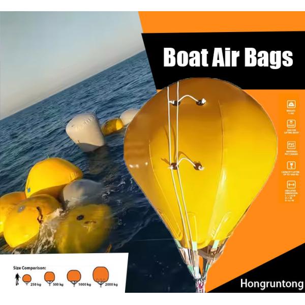 Sacs de levage parachute 2,8 m × H3,0 m, technologie de couture sans adhésif, matériau non conducteur