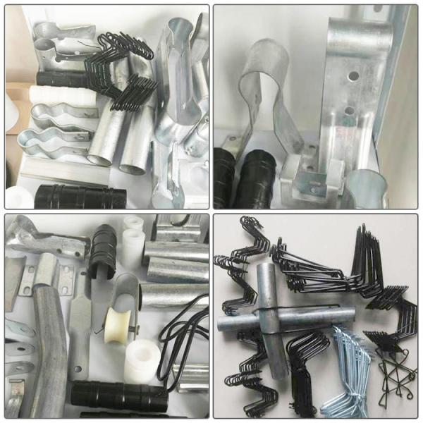 Сталь рамки металла парника сточных канав дождя гальванизированная частями для поли тоннеля Geenhouse