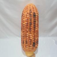 La felpa coció el juguete los 50CM del animal doméstico del amarillo del maíz del maíz