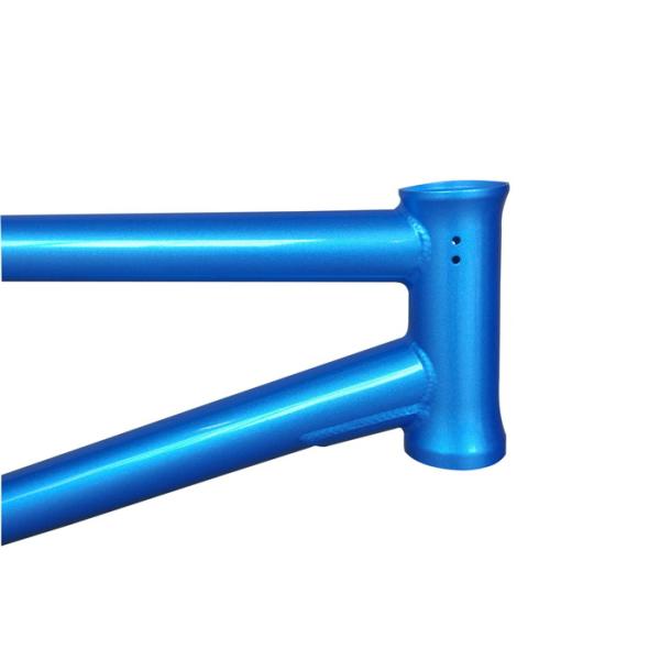 20 inch CRMO Bmx Race Bike Parts Oil Slick Size 40 - 46cm Integrated Head Tube