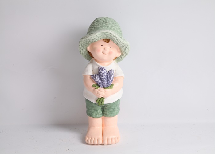 Multicolor мебель статуи сада окиси магния Handcraft стоять детский