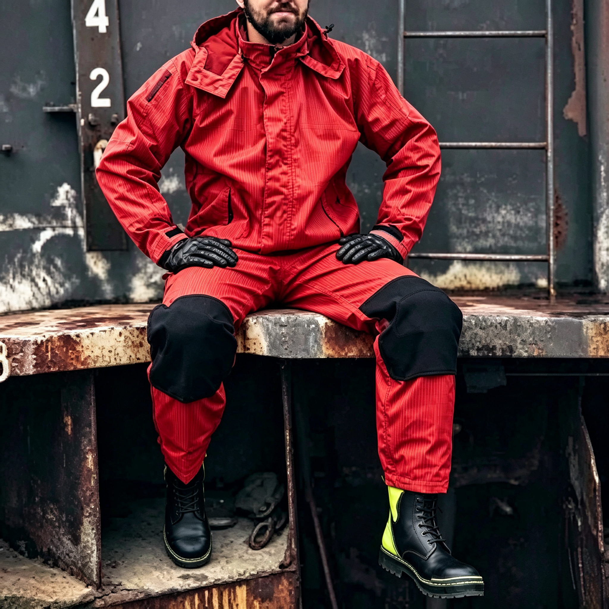 Breathable Hydro Jetting Suit Marine Protective Work Suit Water Repellent