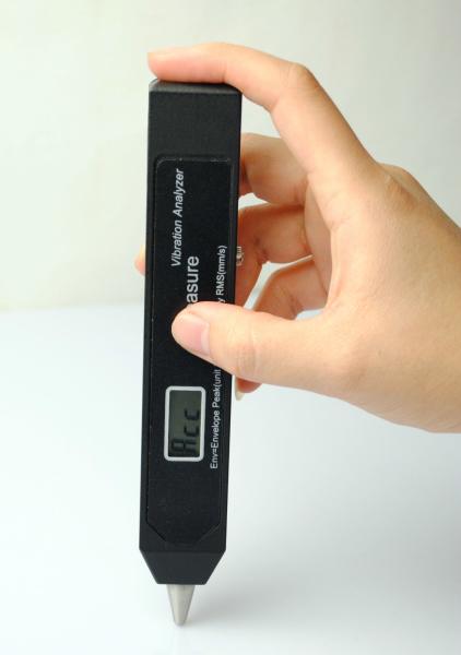 Pocket Size Displacement Meter, Vibration Pen, Vibration Tester Magnet Base VM7001D
