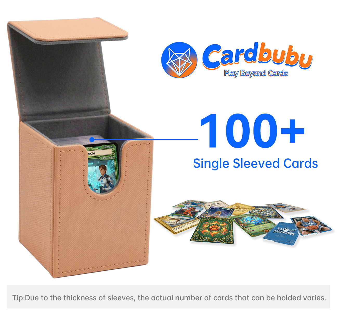 Yu Gi Oh Leather Deck Box Stamping Magic Gathering TCG  Card Organization Box