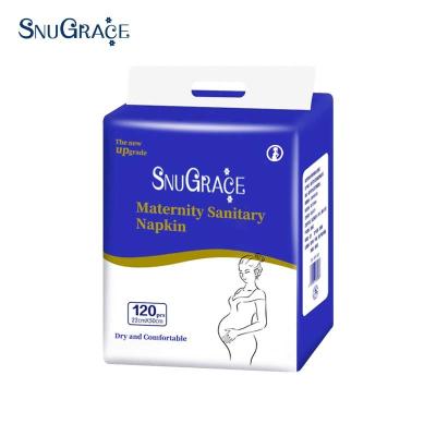 Produtos de limpeza para maternidade SnuGrace Wingless almofadas pós-parto descartáveis amostras gratuitas