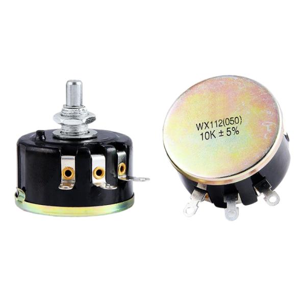 WX112 WX050 5W Одноразовый поворотный проволочный потенциометр с регулируемым сопротивлением 100R 330R 470R