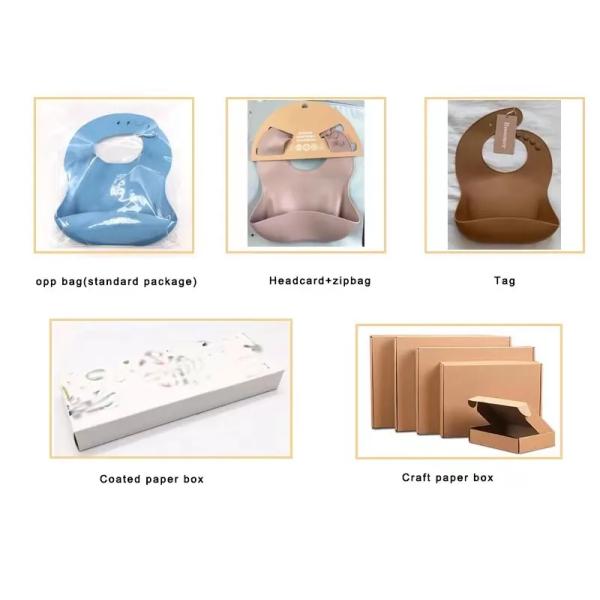 Adjustable Soft Silicone Waterproof Infant Bibs Baby Bibs For Newborns Washable