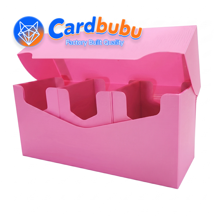 Light Pink Premium Deck Box Holder 300+ Cards OEM PokéMon Card Booster Box