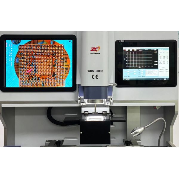 Fully Automatic BGA Rework Station with 640*490mm Max PCB Size, Windows Based Software Control, and ±0.01mm SMT Precision