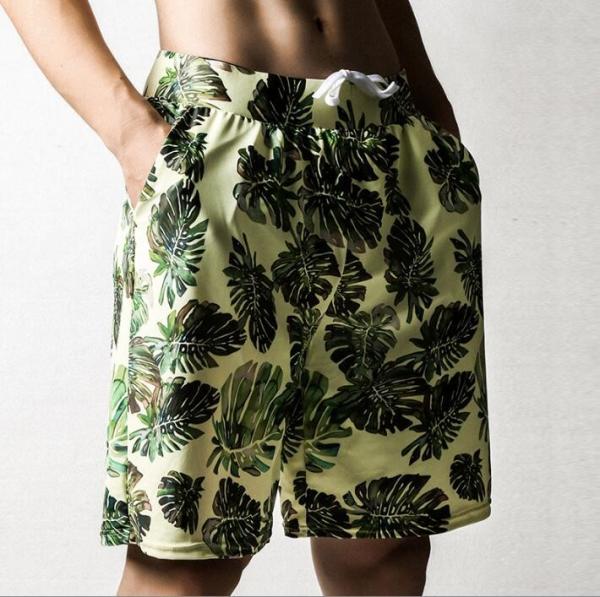 OEM custom printed water resistant mens boardshort swimwear surfing beach swim trunks
