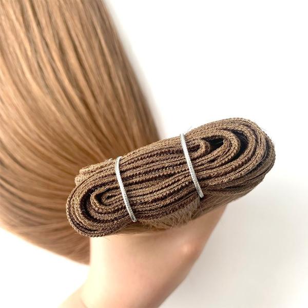 Machine Hair Weft Double Drawn Russian Remy Virgin Hair Weave for Tangle-Free Hair