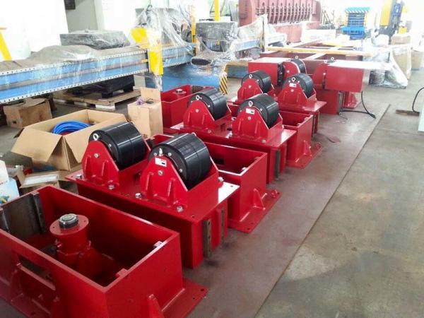 Hydrulic 20T Lifting Pipe Welding Rollers With 150mm Lifting Stroke