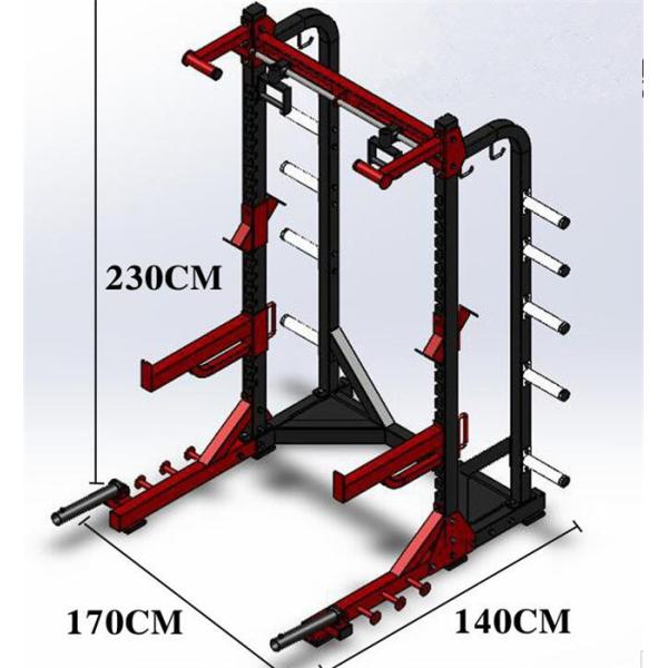 Multifunctional Strength Training Weightlifting Squat Rack for Home Exercise Fit Body
