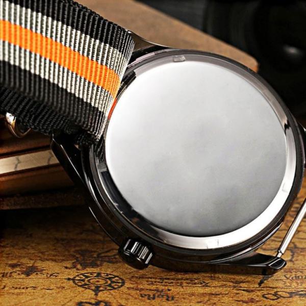 275mm Nylon Wrist Watch Quartz Movement Mens Analog Sports Watch