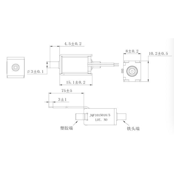 2 способа 5В постоянного тока мини электрический воздушный соленоидный клапан электрический обычно закрыт для детектора сна