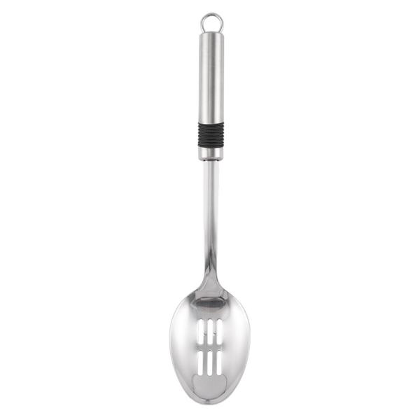 High grade Custom  6PCS set Kitchen tool with tray Stainless steel ladle turner fork spaghetti spoon for kitchen cook