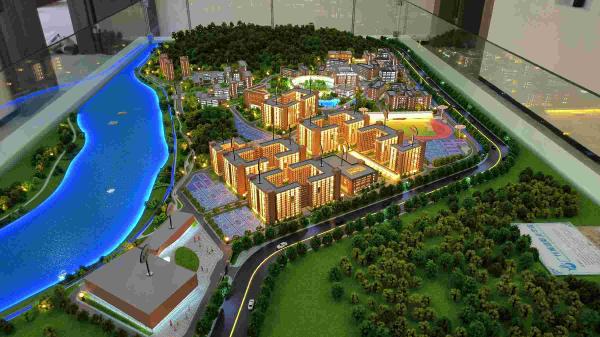 1:150 University Campus Models School Scale Model For Architecture
