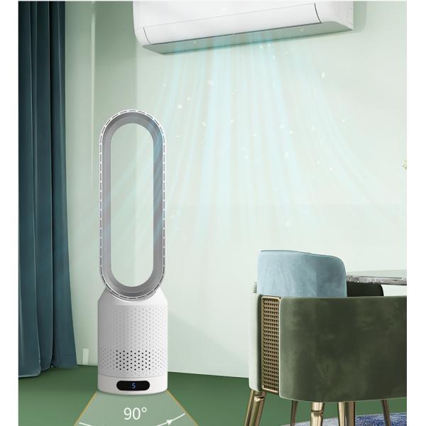 20 Inch Timer 2 Hours Bladeless Fan with Touch Screen and Air Circulation Technology