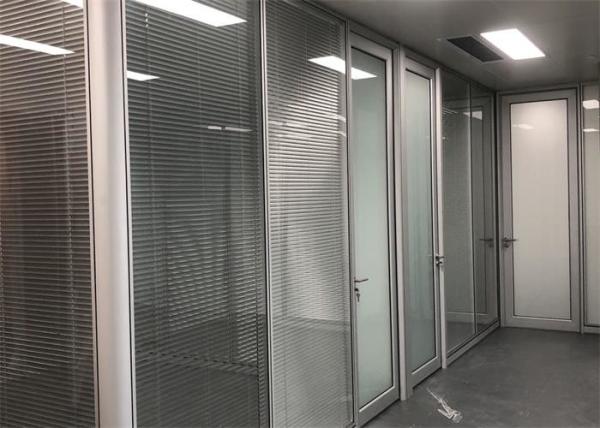 Espessura comercial avaliado da mobília 80mm das paredes de separação do vidro do escritório do fogo