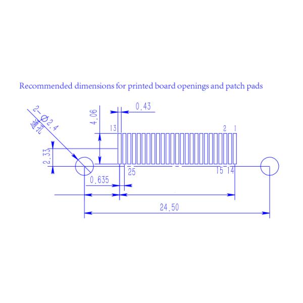 D-Sub Micro-D Connectors MICRO-D CONNECTORS，HW-1-2L-25SSMRTN.