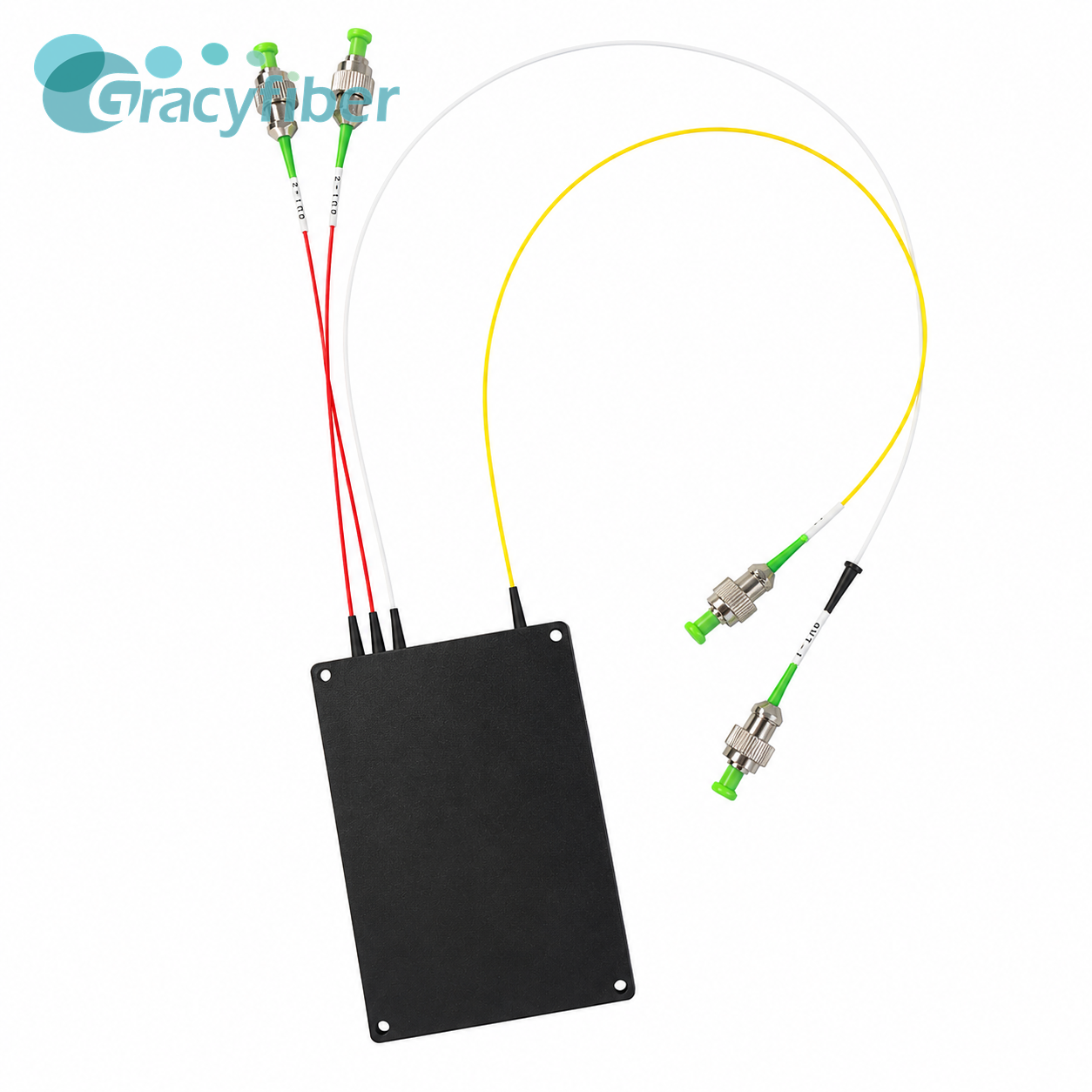 1550nm SM Fiber Coupler Module (1×2 5/95 + 1×2 50/50 + 2×2 50/50) for Interferometry, Fiber Sensing, and Power Monitoring