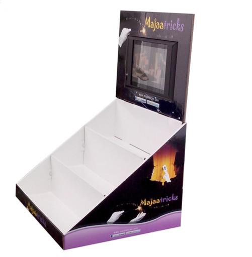 Button Control lcd advertising screen player for supermarket retail display shelf