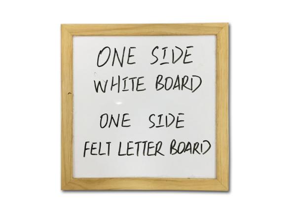 Double Sides Letter Peg Board , Magnetic White Leaving Message Sign Boards