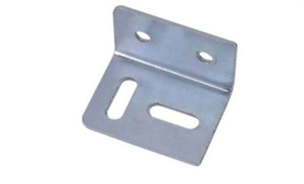 Modern Furniture Corner Bracket , 38mm Metal Table Corner Brackets