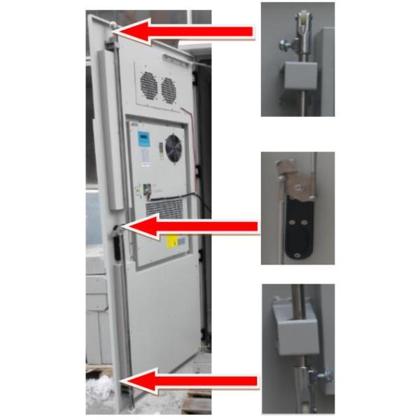 Панель изоляции жары шкаф шкафа 19 дюймов на открытом воздухе для комплексного обслуживания сети