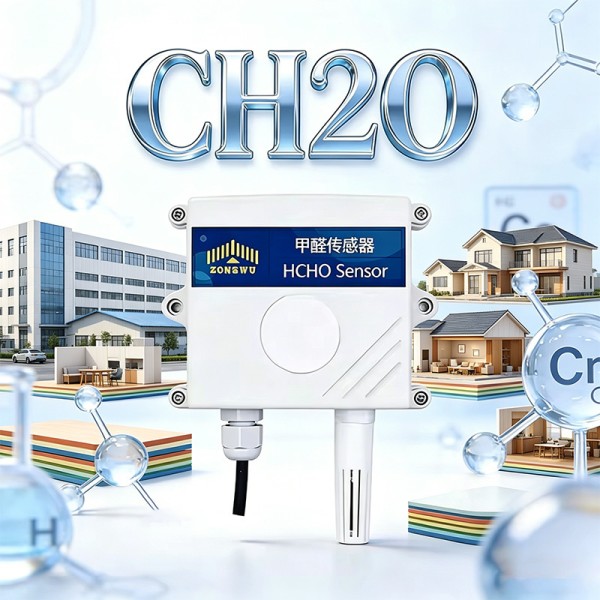 High Quality NDIR Formaldehyde (CH2O) Gas Analyzer 0-50ppm RS485 Output for Indoor air Quality Monitoring