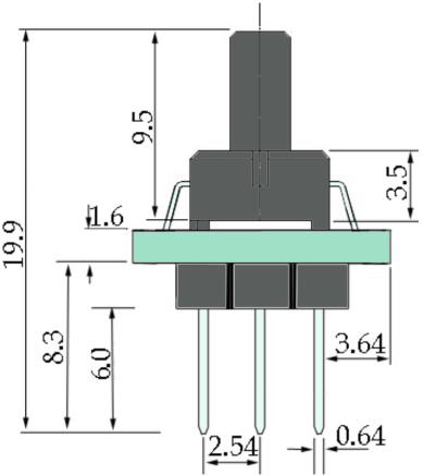 Заключение ПОГРУЖЕНИЯ модуля 1000kPa датчика давления XGZP6847A электронное