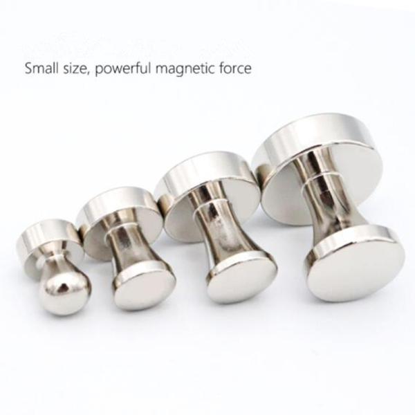 Permanent Magnetic Push Pins for Refrigerator Custom Size Neodymium Magnet Nails