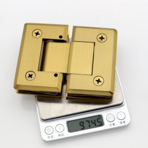 Современный дизайн 180 градусов латуни или нержавеющей стали стекло оборудование ванная дверь душ подъемный петль