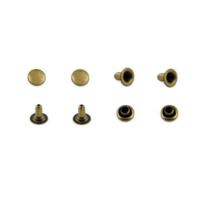 Directly Sell Metal Handbag Double Cap Rivet with 2mm Shank Diameter