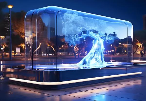 Écran LED extérieur transparent haute performance avec télécommande